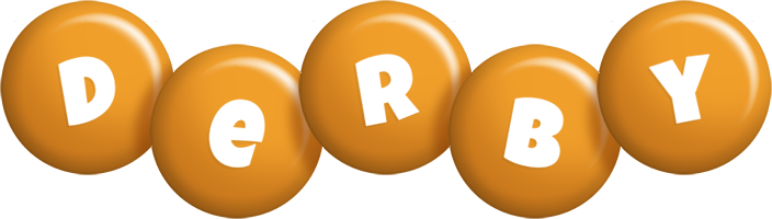 Derby candy-orange logo