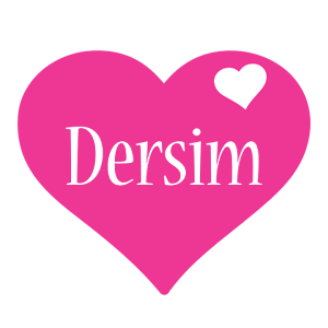 Dersim love-heart logo