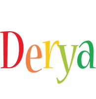 Derya birthday logo