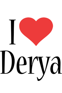Derya i-love logo