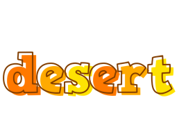 DESERT logo effect. Colorful text effects in various flavors. Customize your own text here: http://www.textGiraffe.com/logos/desert/