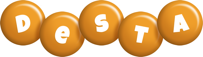 Desta candy-orange logo