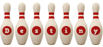Destiny bowling-pin logo