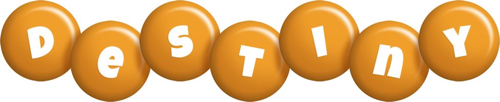 Destiny candy-orange logo