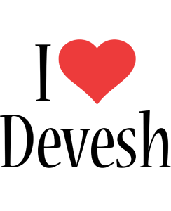 Devesh i-love logo