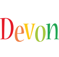 Devon birthday logo