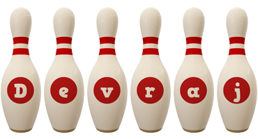Devraj bowling-pin logo