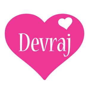Devraj love-heart logo