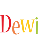 Dewi birthday logo