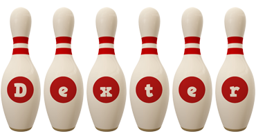 Dexter bowling-pin logo