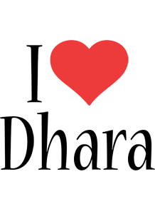 Dhara i-love logo