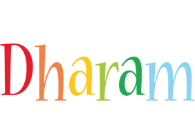 Dharam birthday logo