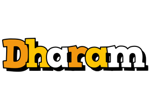 Dharam cartoon logo