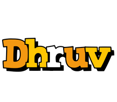 Dhruv cartoon logo