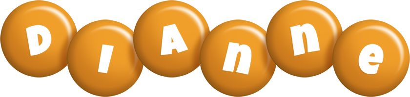 Dianne candy-orange logo