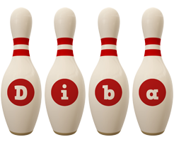 Diba bowling-pin logo