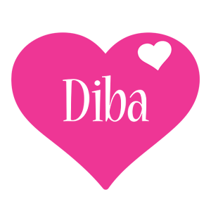 Diba love-heart logo