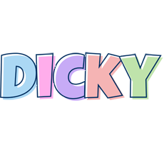 Dicky pastel logo
