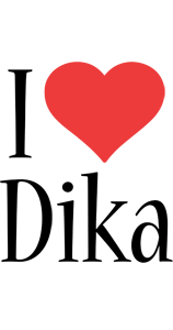 Dika i-love logo