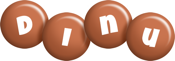 Dinu candy-brown logo