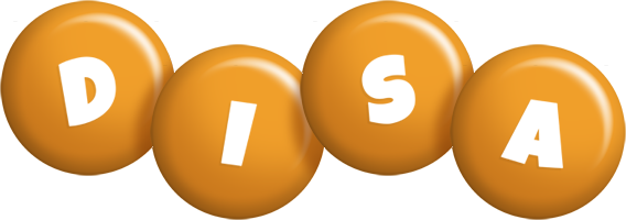 Disa candy-orange logo