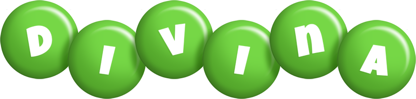 Divina candy-green logo