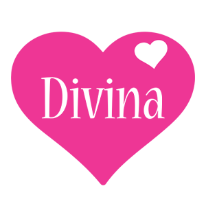 Divina love-heart logo
