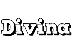 Divina snowing logo