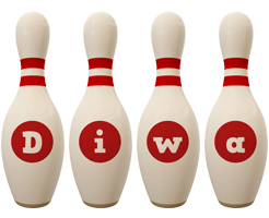 Diwa bowling-pin logo