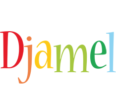 Djamel birthday logo