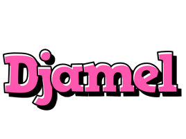 Djamel girlish logo