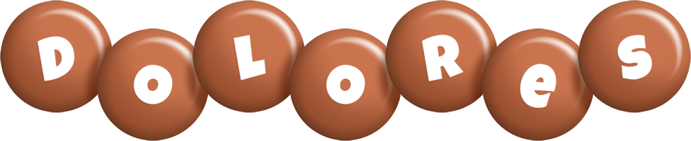 Dolores candy-brown logo