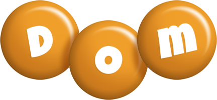 Dom candy-orange logo