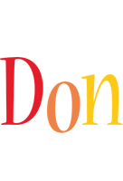 Don birthday logo