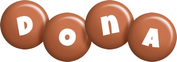 Dona candy-brown logo