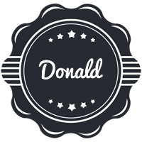 Donald badge logo