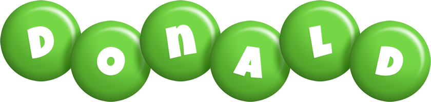 Donald candy-green logo