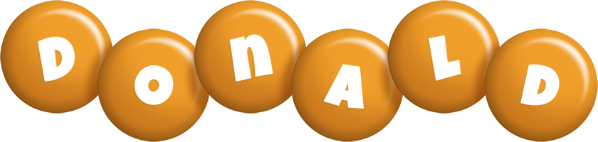 Donald candy-orange logo