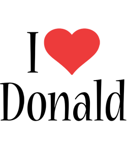 Donald i-love logo