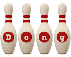 Dong bowling-pin logo