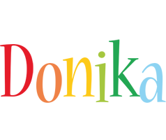 Donika birthday logo