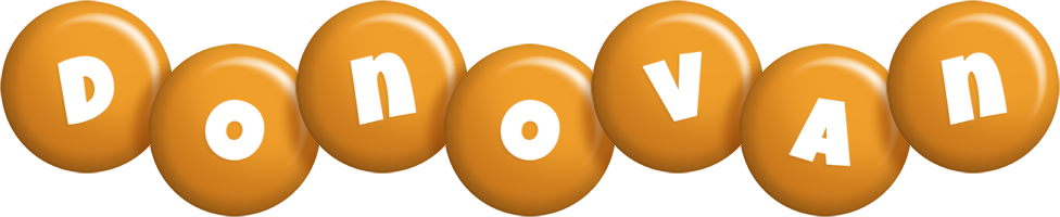 Donovan candy-orange logo