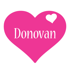 Donovan love-heart logo