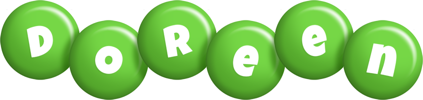Doreen candy-green logo