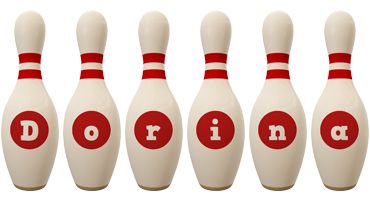 Dorina bowling-pin logo