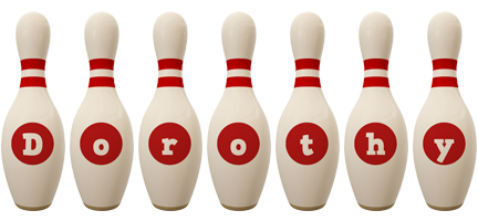 Dorothy bowling-pin logo