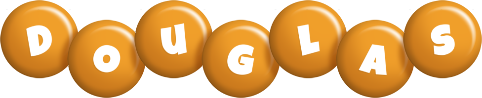 Douglas candy-orange logo
