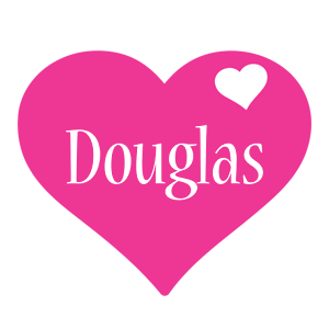 Douglas love-heart logo
