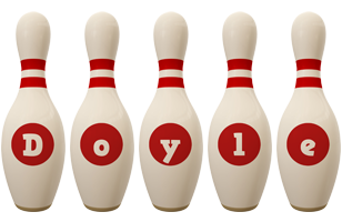 Doyle bowling-pin logo