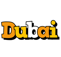 Dubai cartoon logo